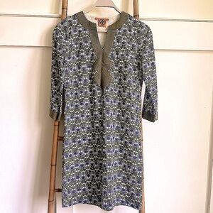 Tory Burch 3/4 Sleeve Dress Size 2 Lined Great Condition